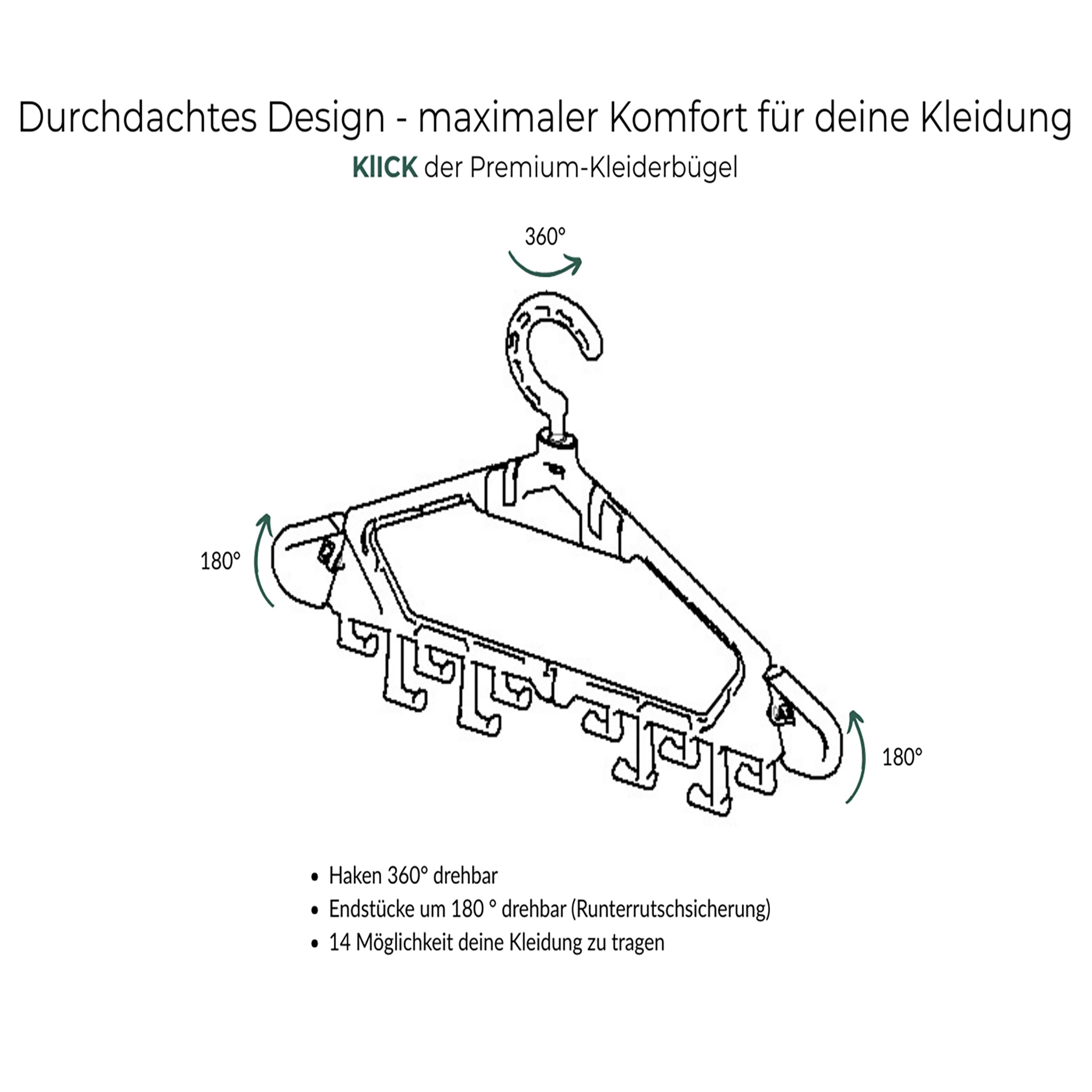KLICK der Premium-Kleiderbügel